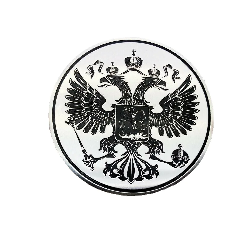 3D Printing Eagle - Metal rusya rus bayrağı kartal araba