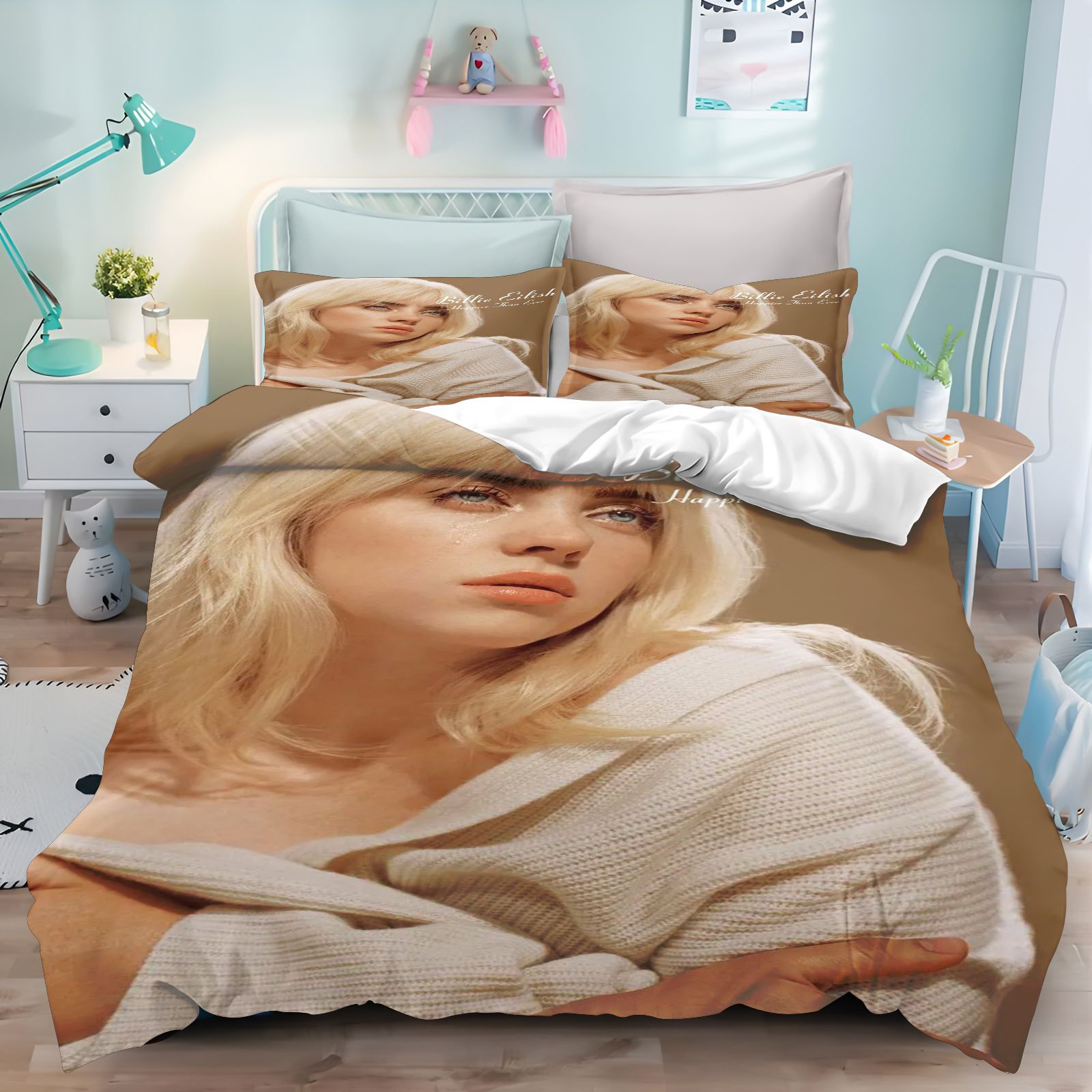3D Printing Quilting - Billie Eilish Yatak Örtüsü Seti 3D