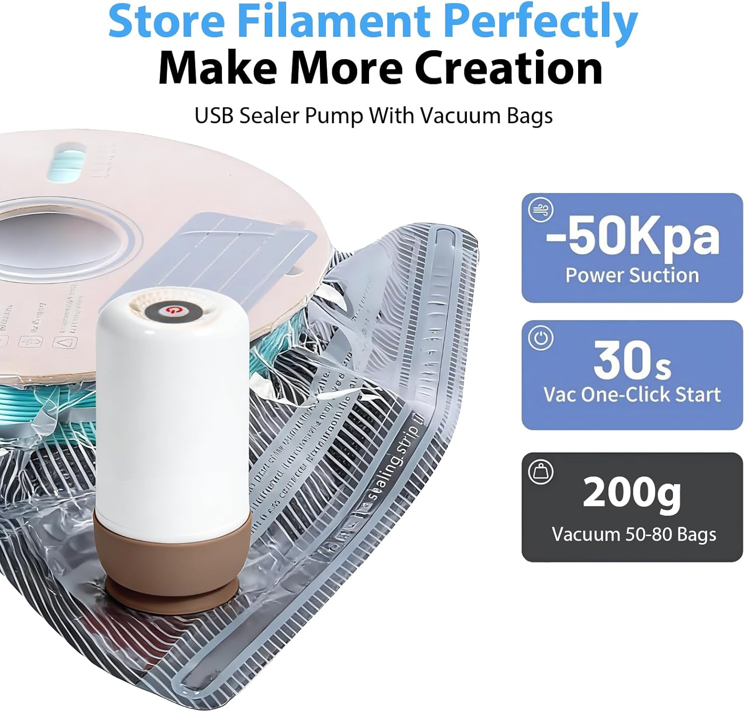 Vakum Pompalı Yükseltilmiş 3D  - 3D Printing Nylon Filament incelemesi ve fiyatı