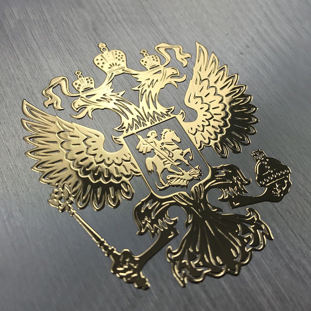 Altın ve Gümüş Oto Çıkartmalar - 3D Printing Eagle incelemesi ve fiyatı