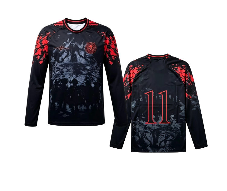 Siyah iblis siluetli 3D baskıl - 3D Printing Jersey incelemesi ve fiyatı