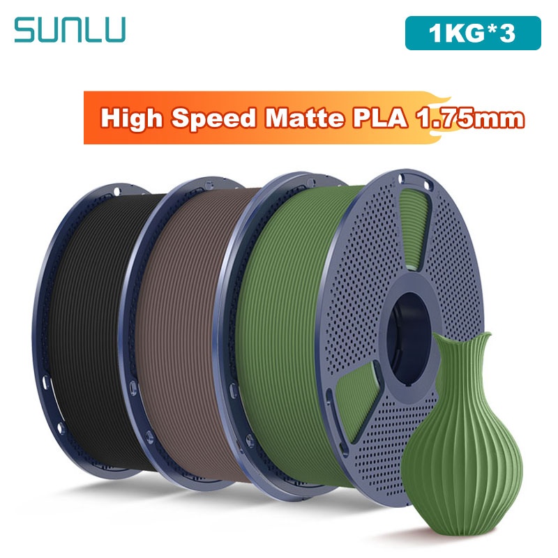 SUNLU 3KG Yüksek Hızlı Mat PLA - 3D Printing Nylon Filament incelemesi ve fiyatı