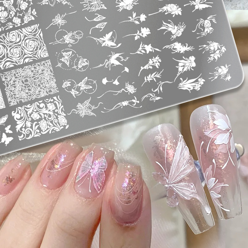 BORN PRETTY Çiçek Desenli Tırn - 3D Printing Template incelemesi ve fiyatı