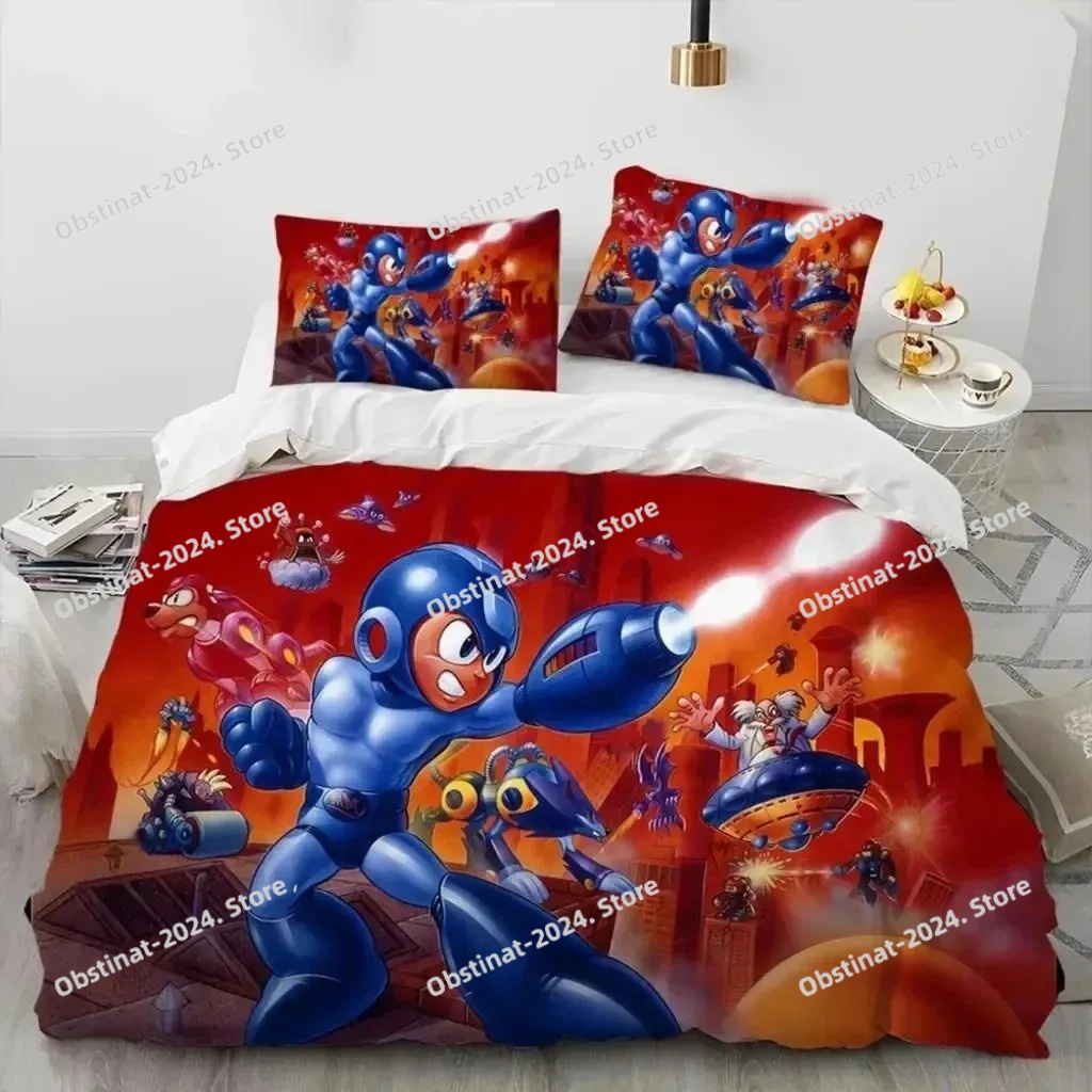 3D Mega Man X Dalış Yatak Örtü - 3D Printing Quilting incelemesi ve fiyatı